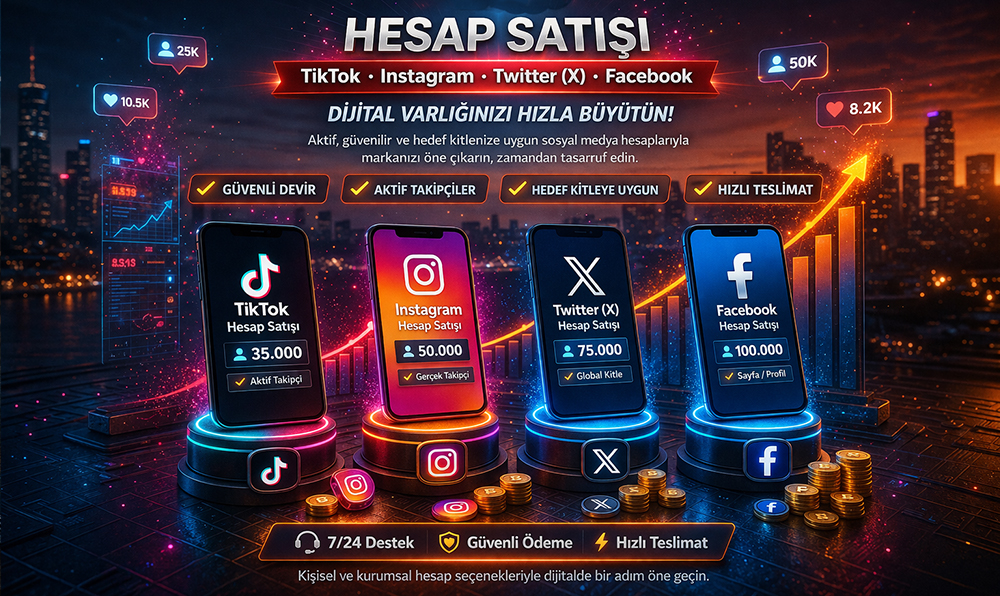 Hazır Sosyal Medya Hesapları