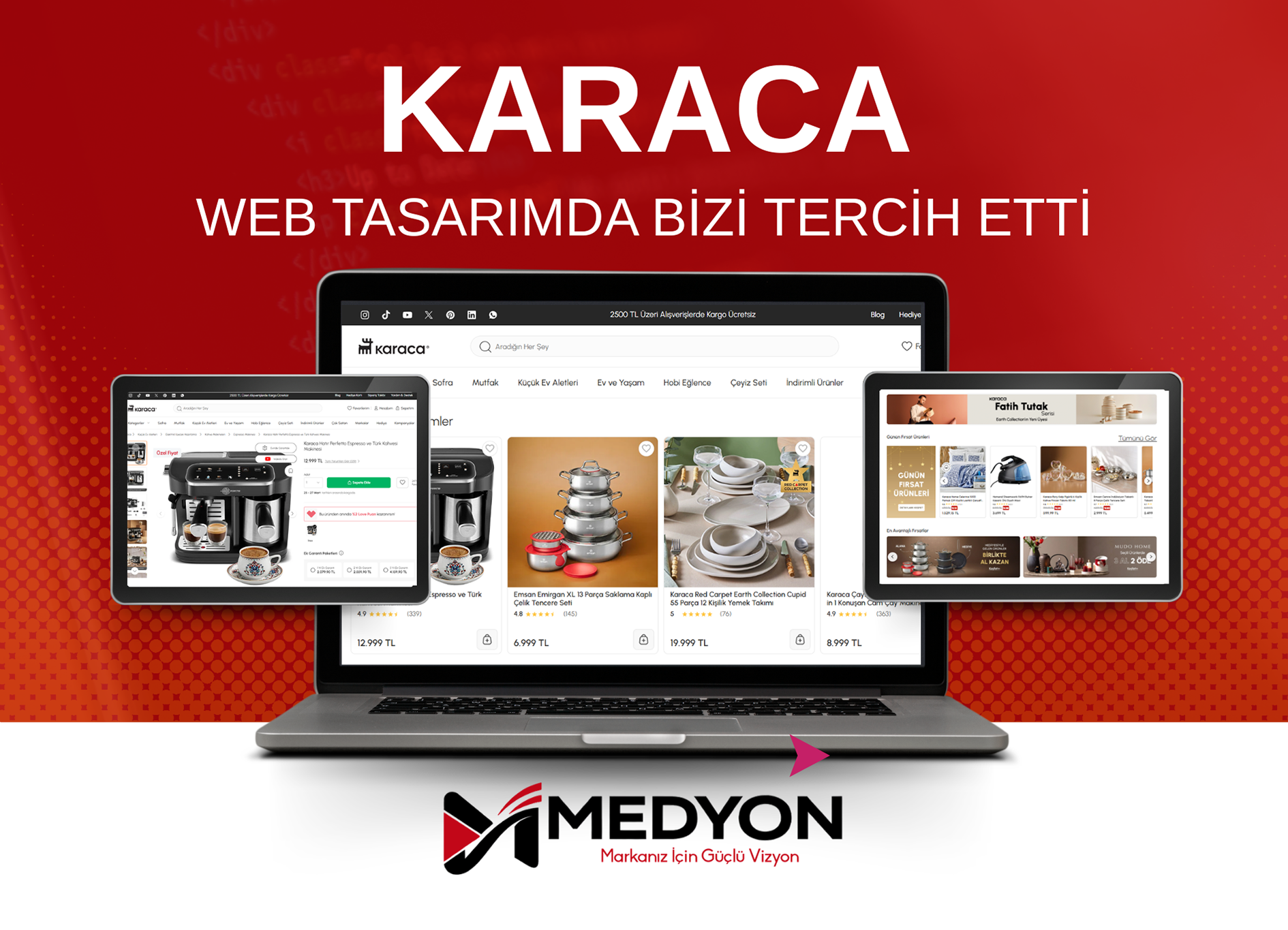 Karaca Web Tasarım Projesi