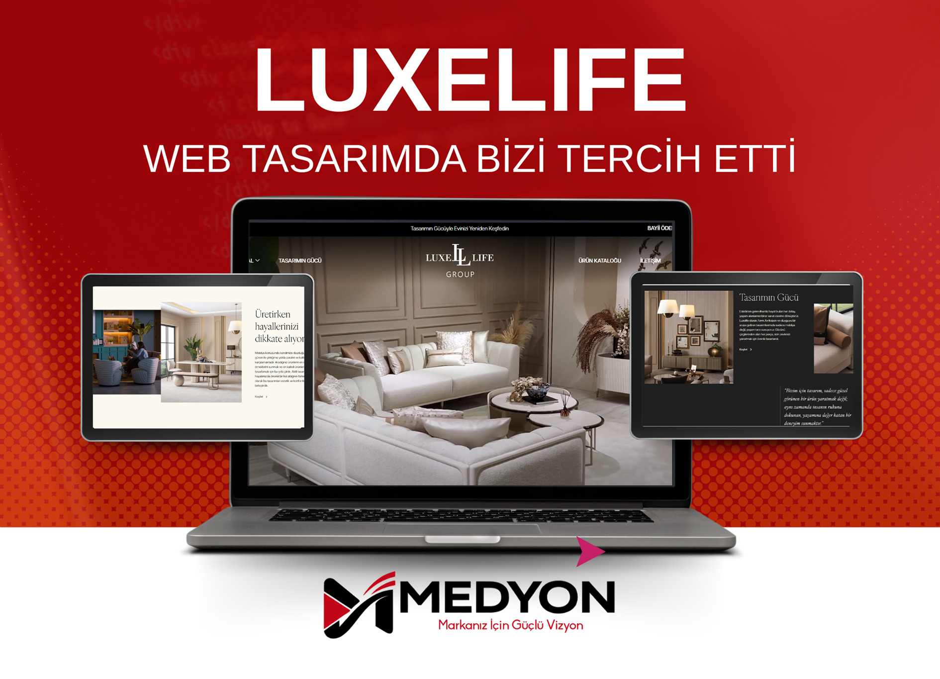 LuxeLife Web Tasarım Projesi