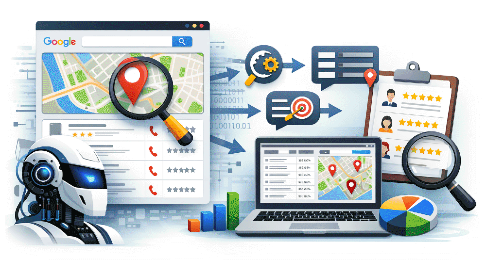 Google Harita Bilgi Toplama Botu